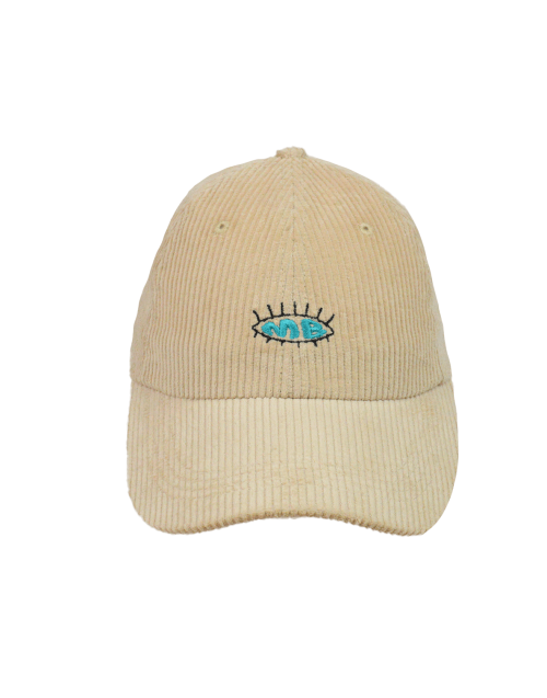 thrid-eye-corduroy-cap-beige-front