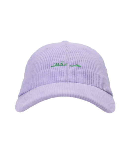 6-panel-free-your-mind-corduroy-cap-purple-front