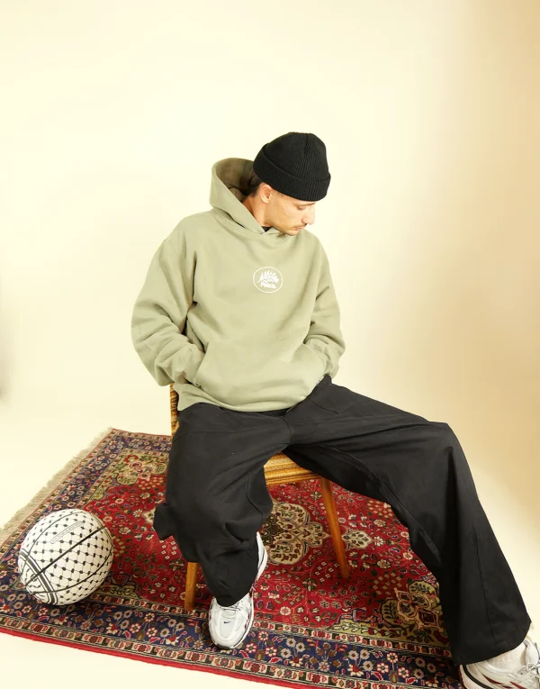 Designed for Peace Hoodie - Olivegreen - Image 5