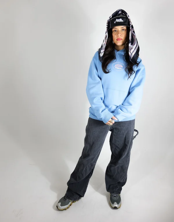 Designed for Peace Hoodie - Babyblue - Image 5