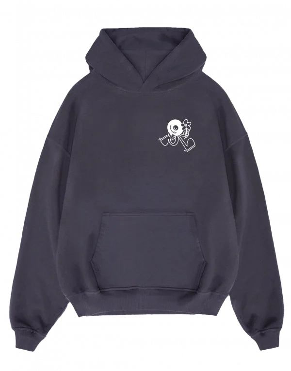 For The Love Of Music Hoodie - Grey - Image 2