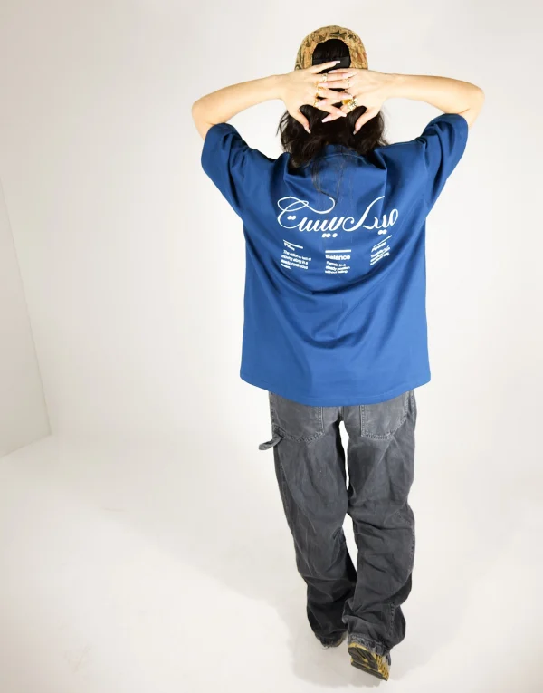 Flow Balance Power T-Shirt - Blue - Image 3