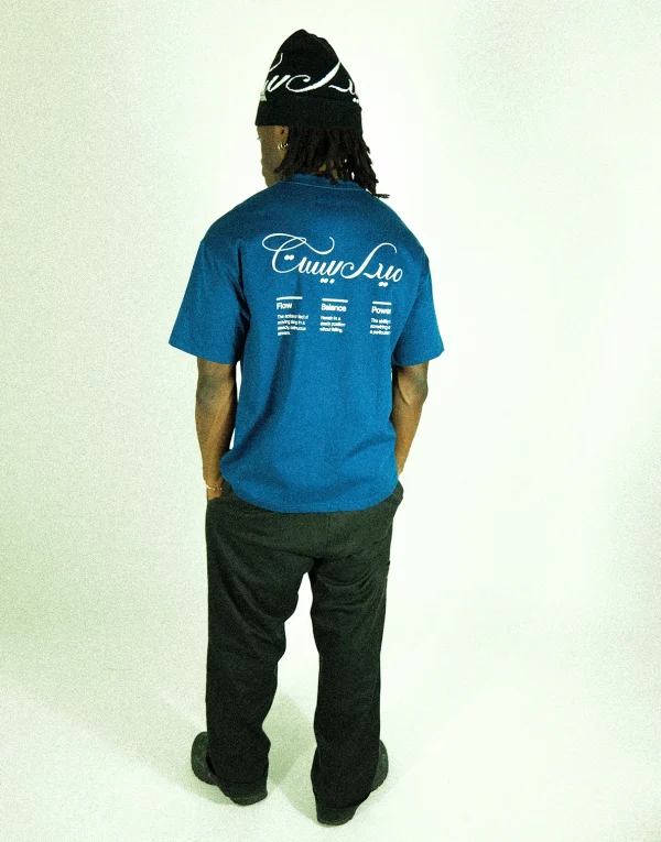 Flow Balance Power T-Shirt - Blue - Image 4